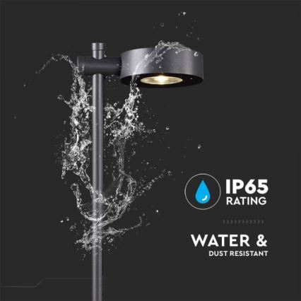 Lámpara LED de exterior LED/7W/230V 4000K IP65 negra
