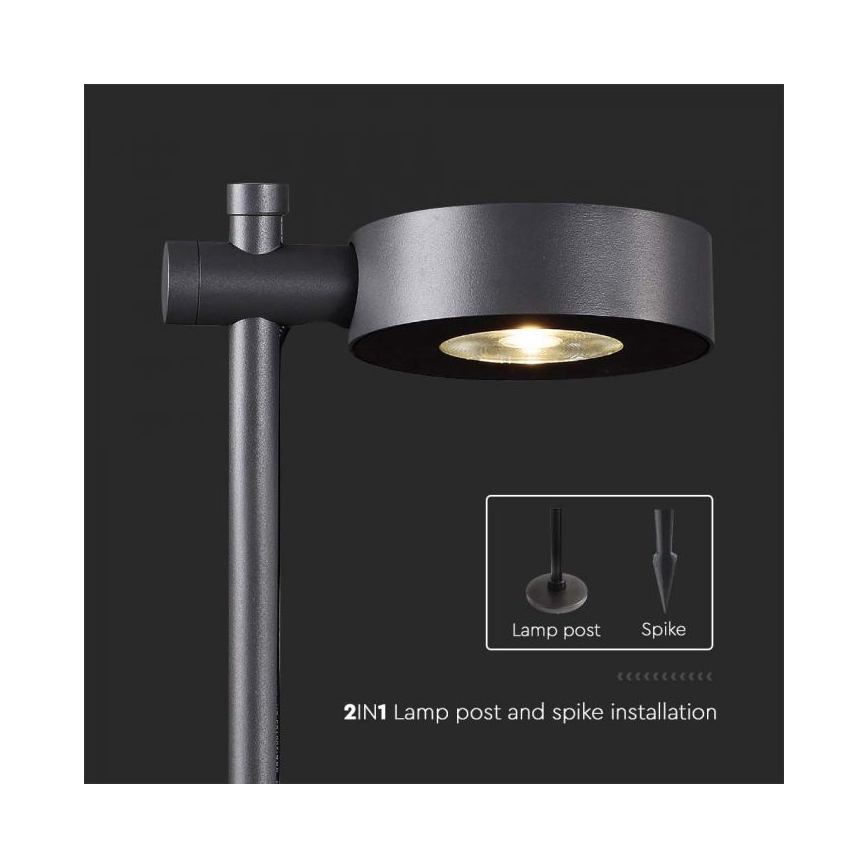 Lámpara LED de exterior LED/7W/230V 4000K IP65 negra