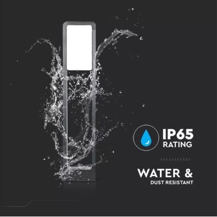 Lámpara LED de exterior SAMSUNG CHIP LED/10W/230V 3000K IP65 negro