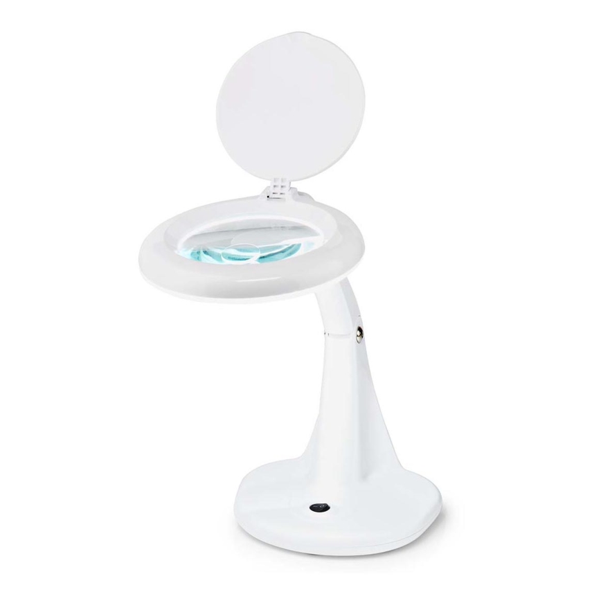 Lámpara LED de mesa con lupa LED/6,5W/230V 6500K