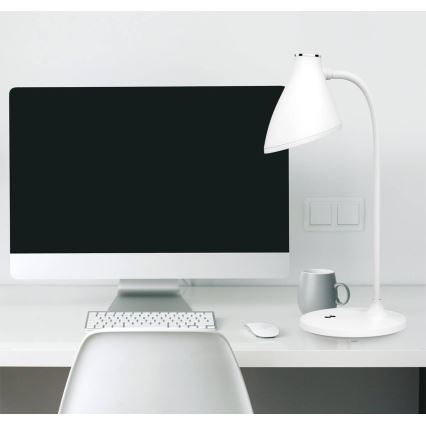 Lámpara de mesa táctil LED regulable LED/5W/5V 2400 mAh