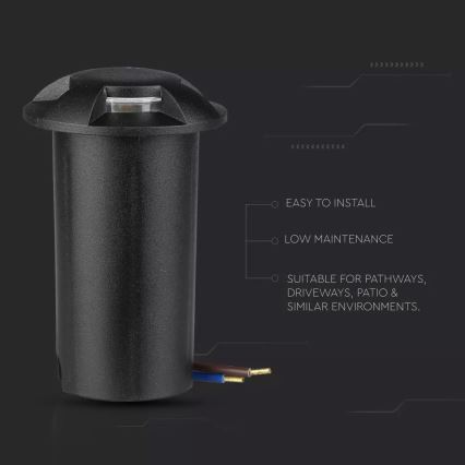 Lámpara LED de orientación para exteriores 1xLED/1W/12V IP67