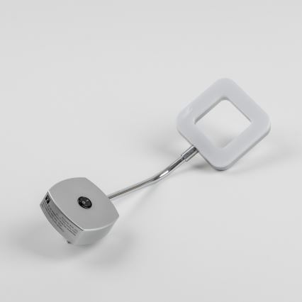 Lámpara LED de pared para enchufe LED/3,2W/230V cromo mate