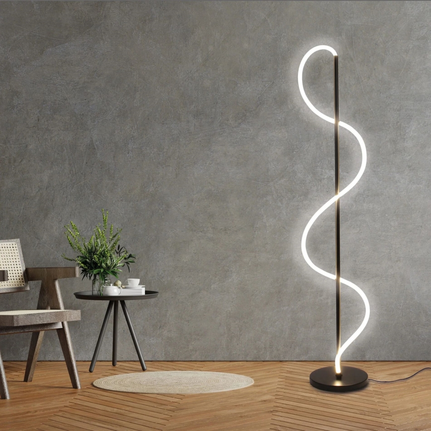 Lámpara LED de pie EMMA LED/36W/230V negro