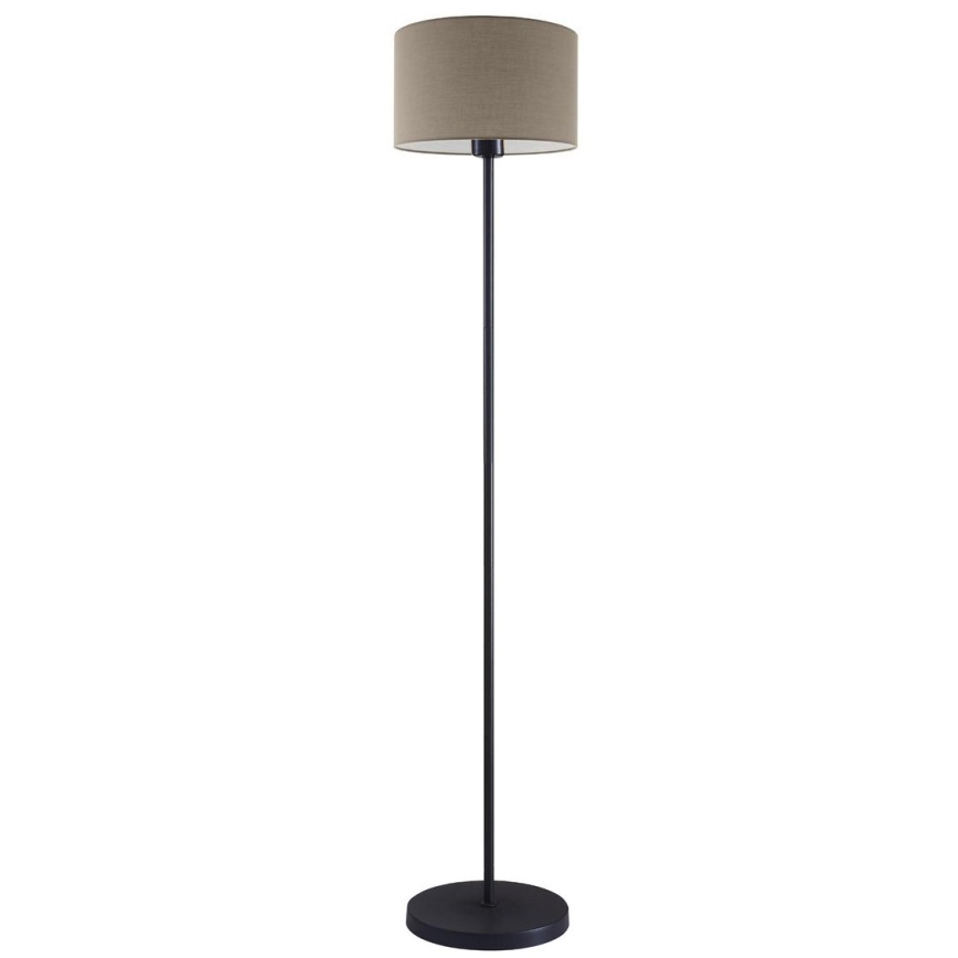 Lámpara LED de pie TUNJA 1xE27/20W/230V Ø 30 cm negro/taupe