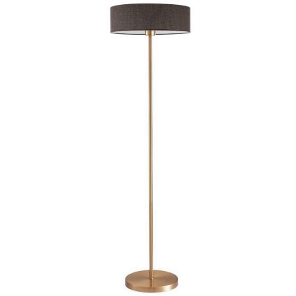 Lámpara LED de pie TUNJA 1xE27/20W/230V Ø 38 cm dorada/marrón