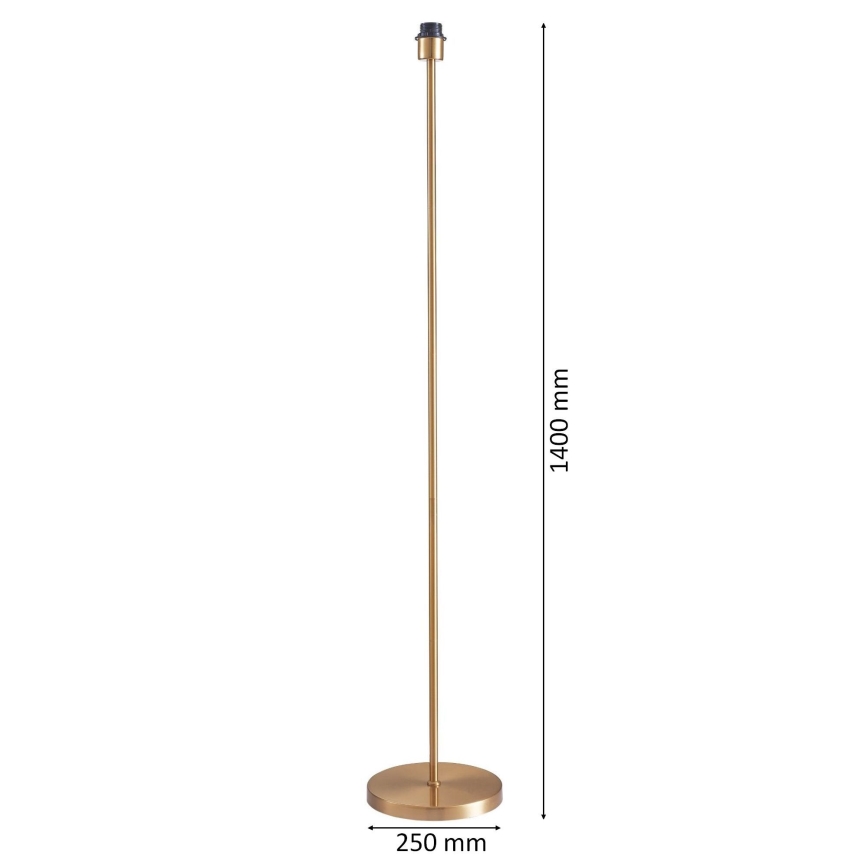 Lámpara LED de pie TUNJA 1xE27/20W/230V Ø 38 cm dorada/marrón