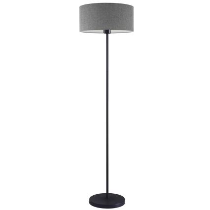 Lámpara LED de pie TUNJA, 1xE27/20W/230V, Ø 38 cm, negro/gris