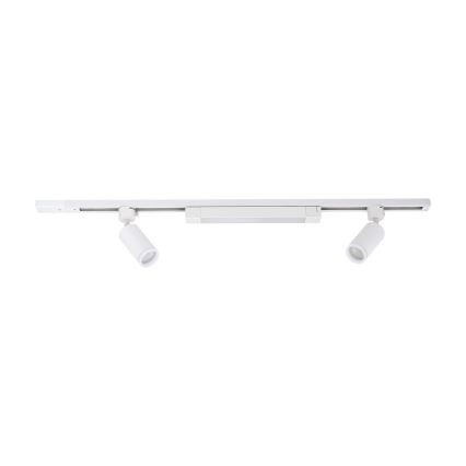 Lámpara LED de superficie en el sistema de riel TRACER 2xGU10/10W/230V + LED/20W 1 m blanca