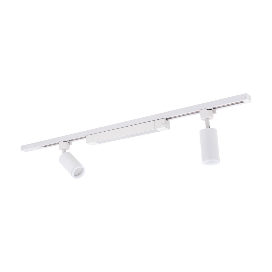 Lámpara LED de superficie en el sistema de riel TRACER 2xGU10/10W/230V + LED/20W 1 m blanca