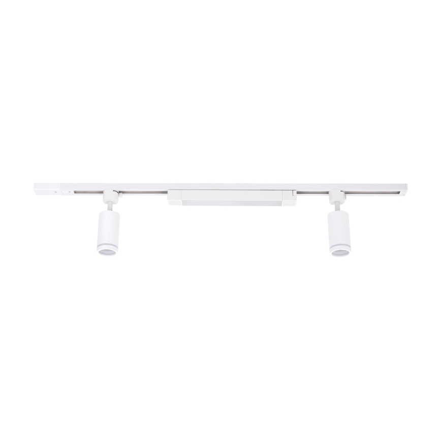 Lámpara LED de superficie en el sistema de riel TRACER 2xGU10/10W/230V + LED/20W 1 m blanca