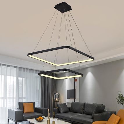 Lámpara LED de superficie regulable LED/70W/230V 3000-6500K + mando a distancia