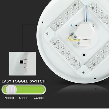 Lámpara de techo LED LED/12W/230V 26cm 3000K/4000K/6400K