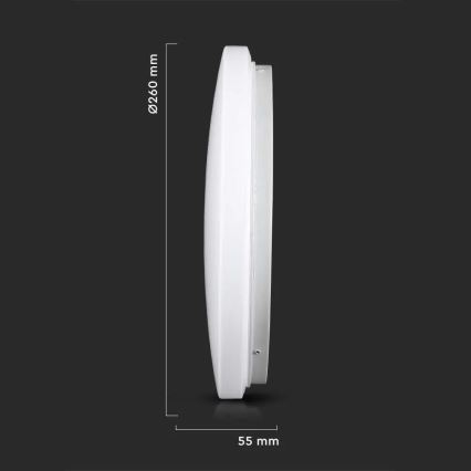 Lámpara de techo LED LED/12W/230V 26cm 3000K/4000K/6400K