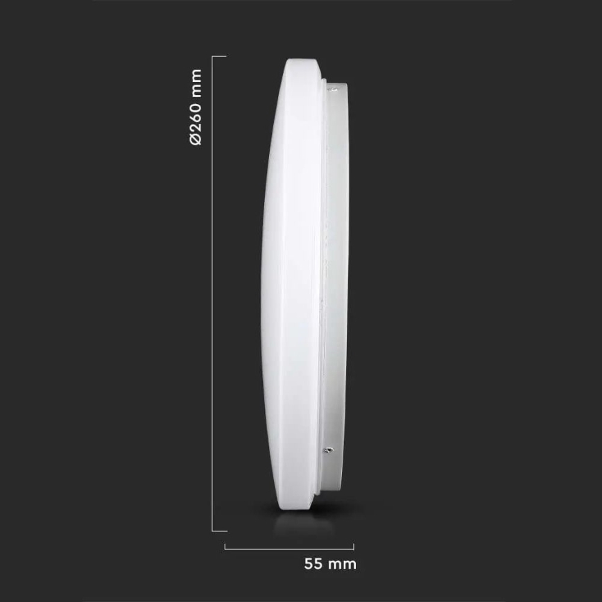 Lámpara de techo LED LED/12W/230V 26cm 3000K/4000K/6400K