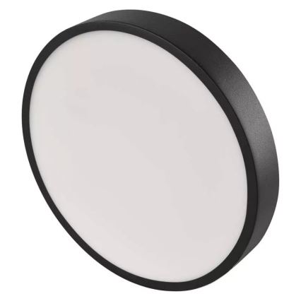 Lámpara de techo LED NEXXO LED/28,5W/230V 3000/3500/4000K Ø 30 cm negra