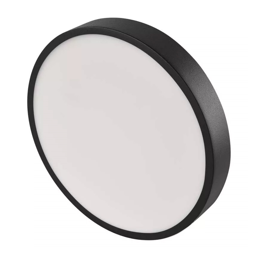 Lámpara de techo LED NEXXO LED/28,5W/230V 3000/3500/4000K Ø 30 cm negra