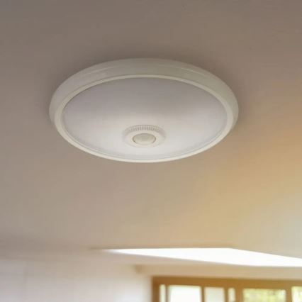Lámpara de techo LED con sensor CHIP SAMSUNG LED/12W/230V 6400K Ø 29 cm