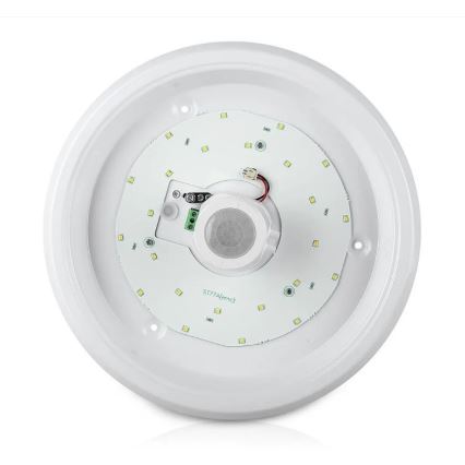 Lámpara de techo LED con sensor CHIP SAMSUNG LED/12W/230V 6400K Ø 29 cm