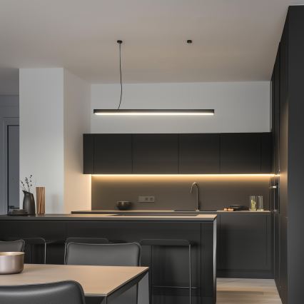 Lámpara LED de techo de montaje en superficie y colgante CYNIDECO LED/12W/230V 4000K negra