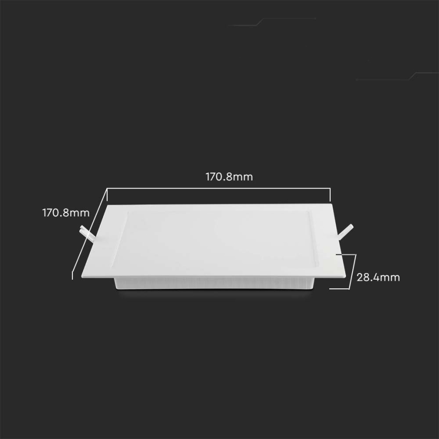 Lámpara LED de techo LED/12W/230V 4000K