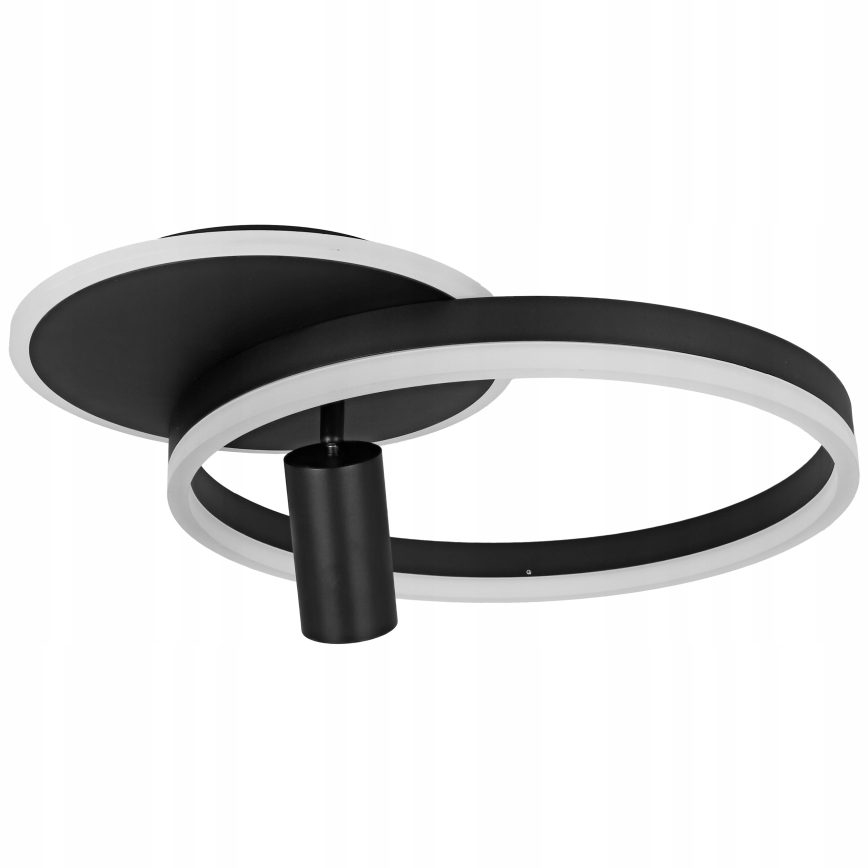 Lámpara LED de techo LED/38W/230V + 1xGU10/30W negra