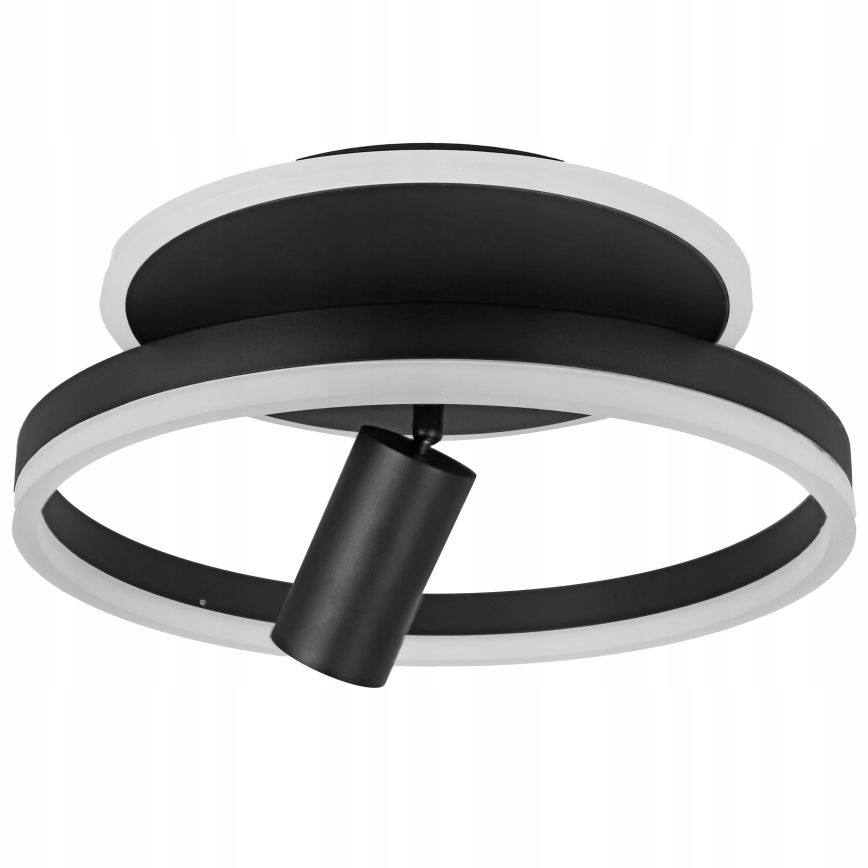 Lámpara LED de techo LED/38W/230V + 1xGU10/30W negra