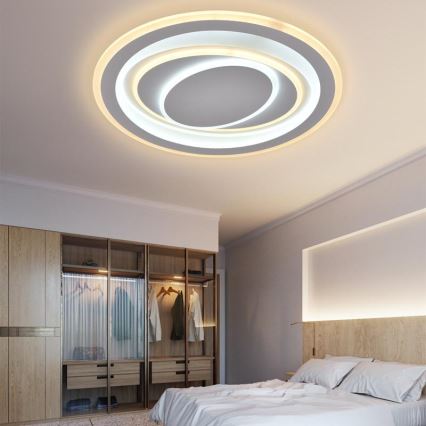 Lámpara de techo LED regulable LED/100W/230V 3000-6500K + mando a distancia
