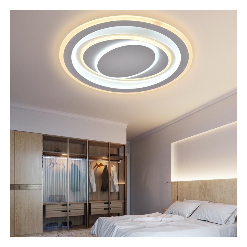 Lámpara de techo LED regulable LED/100W/230V 3000-6500K + mando a distancia