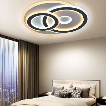 Lámpara de techo LED regulable LED/105W/230V 3000-6500K + mando a distancia