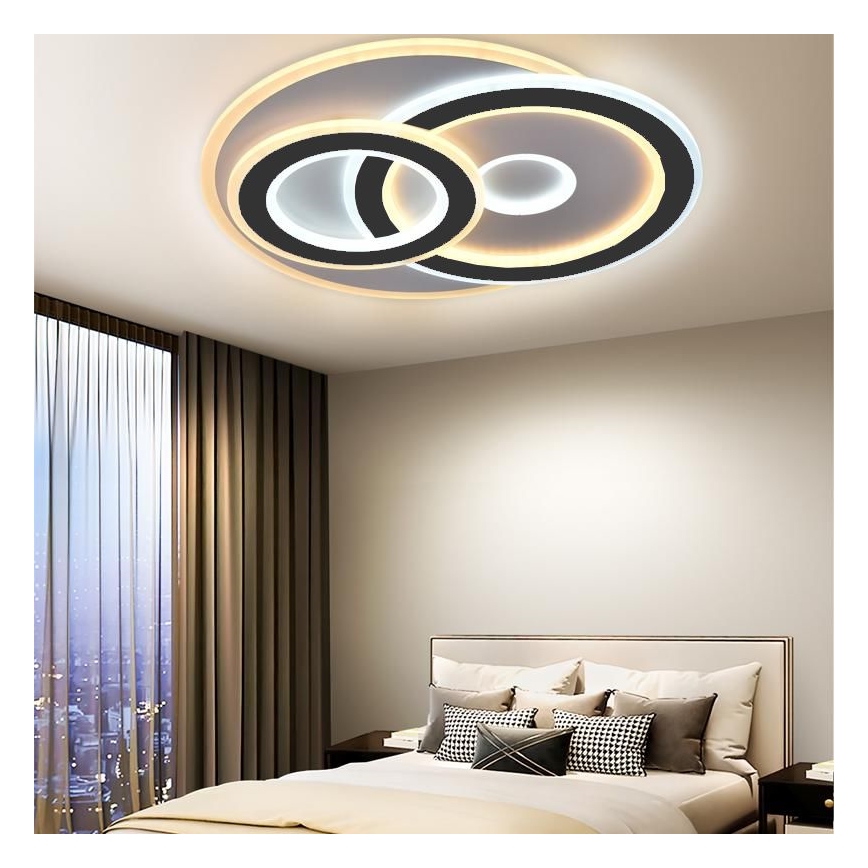 Lámpara de techo LED regulable LED/105W/230V 3000-6500K + mando a distancia