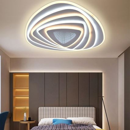 Lámpara de techo LED regulable LED/130W/230V 3000-6500K + mando a distancia
