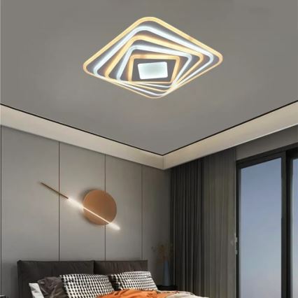 Lámpara de techo LED regulable LED/150W/230V 3000-6500K + mando a distancia