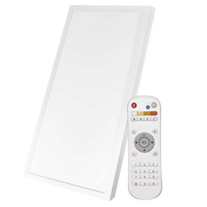 Lámpara de techo LED regulable LED/25W/230V 2700K-6000K rectangular + mando a distancia