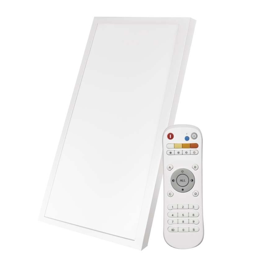 Lámpara de techo LED regulable LED/25W/230V 2700K-6000K rectangular + mando a distancia