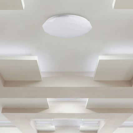 Lámpara de techo LED regulable LED/40W/230V 3000K/4000K/6500K Ø 50 cm + mando a distancia