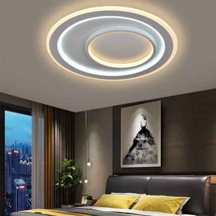 Lámpara de techo LED regulable LED/85W/230V 3000-6500K + mando a distancia