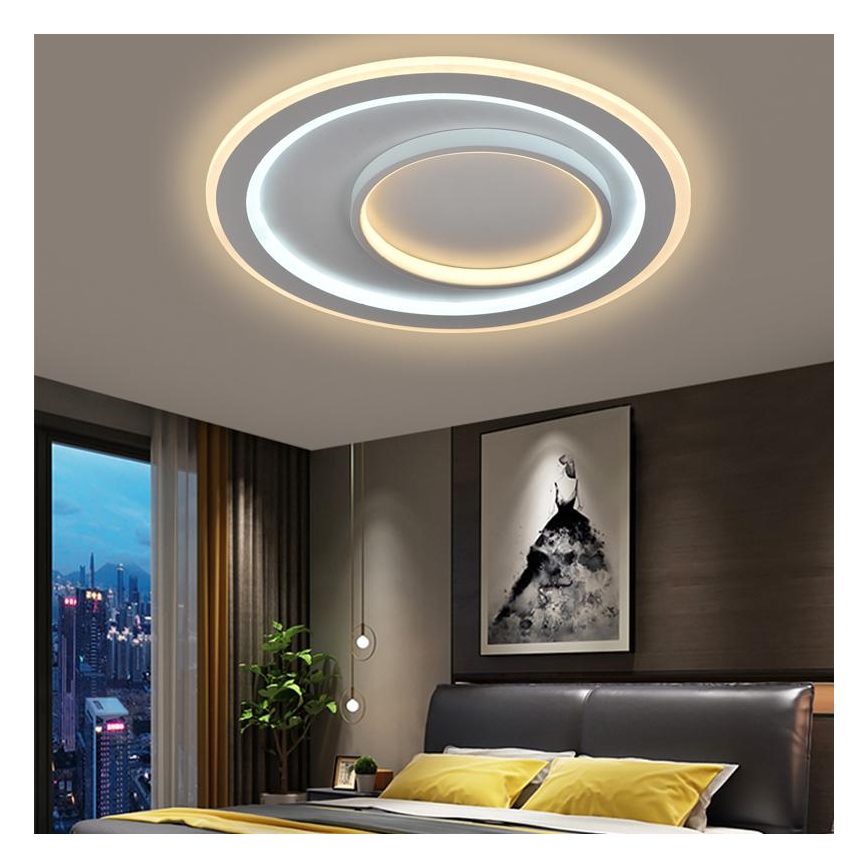 Lámpara de techo LED regulable LED/85W/230V 3000-6500K + mando a distancia