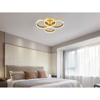 Lámpara LED de techo regulable de montaje en superficie LED/150W/230V 3000-6500K + mando a distancia