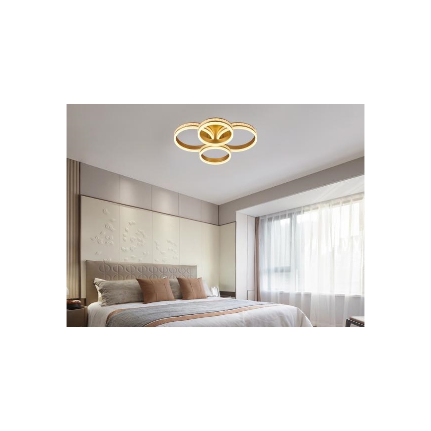 Lámpara LED de techo regulable de montaje en superficie LED/150W/230V 3000-6500K + mando a distancia
