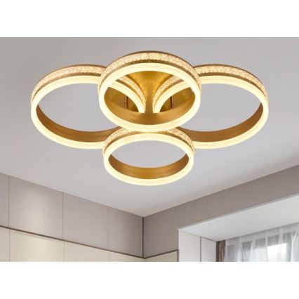 Lámpara LED de techo regulable de montaje en superficie LED/150W/230V 3000-6500K + mando a distancia