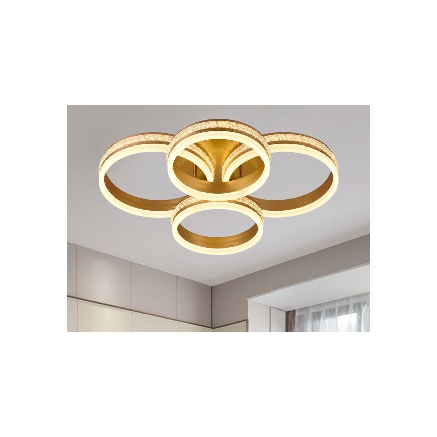 Lámpara LED de techo regulable de montaje en superficie LED/150W/230V 3000-6500K + mando a distancia