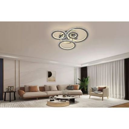 Lámpara LED de techo regulable LED/120W/230V 3000-6500K + mando a distancia