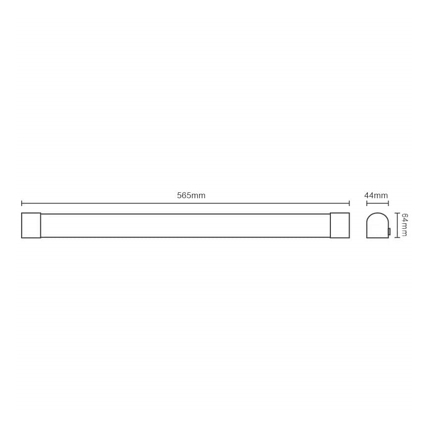 Lámpara LED debajo del gabinete LED/15W/230V IP44