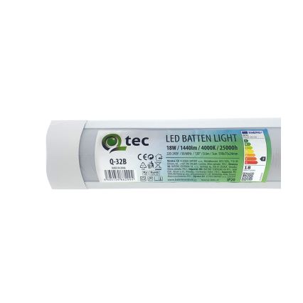 Lámpara LED debajo del gabinete QTEC LED/18W/230V 60 cm blanco