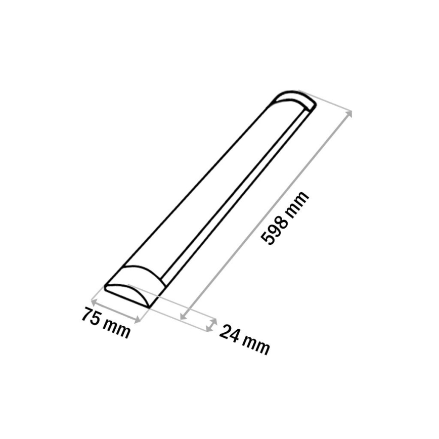 Lámpara LED debajo del gabinete QTEC LED/18W/230V 60 cm blanco