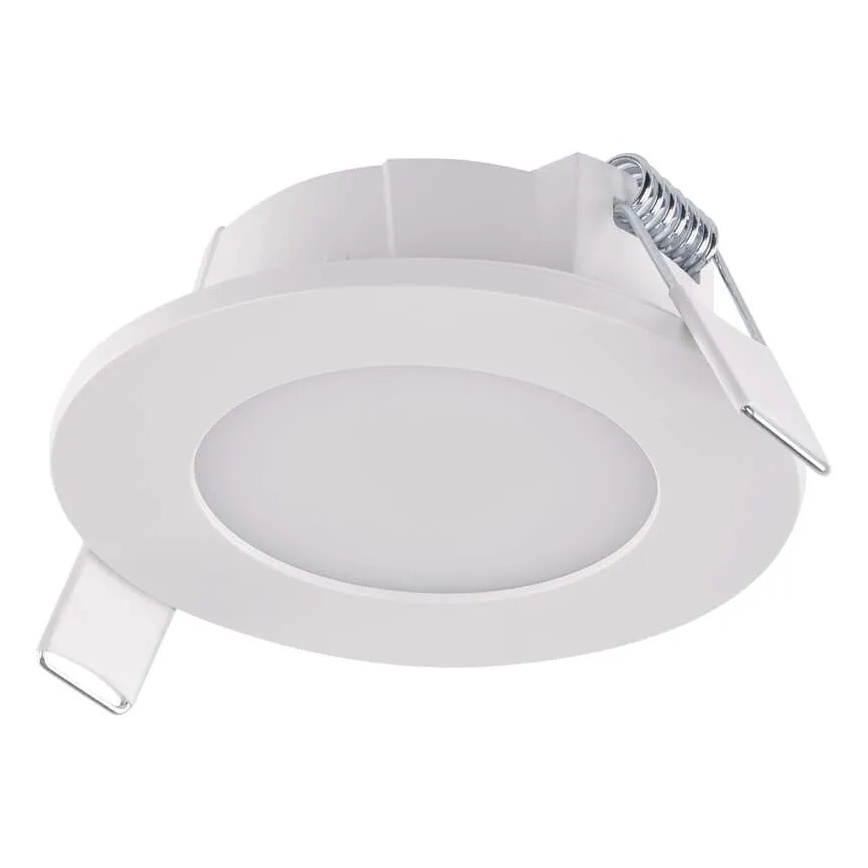 Lámpara empotrada LED para baño LORI LED/4,5W/230V IP65 2700/4000K Ø 8,5 cm blanca