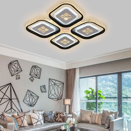 Lámpara de techo LED regulable LED/130W/230V 3000-6500K + mando a distancia