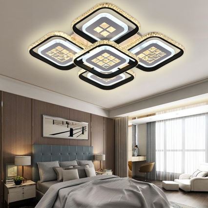 Lámpara de techo LED regulable LED/180W/230V 3000-6500K + mando a distancia