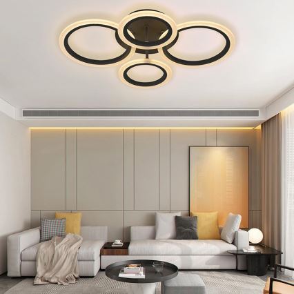 Lámpara de techo LED regulable LED/50W/230V 3000-6500K + mando a distancia